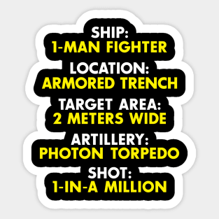 Mission Debriefing Sticker